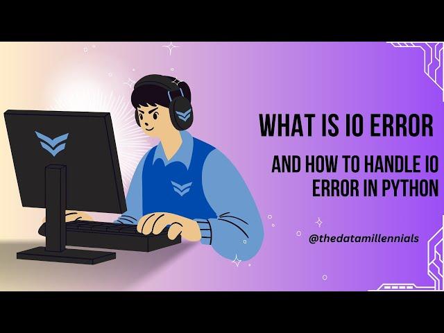 What is IO Error And How to handle IO Error in python #IOError #errorhandling