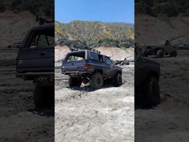 Azusa Canyon OHV deep mud run failure