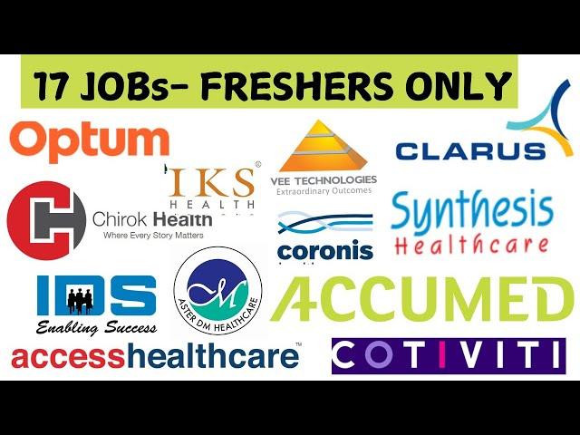 17 MEDICAL CODING JOBS - FRESHERS ONLY_ WALK IN || #freshersjob#medicalcodingjobs#medicaljobshub