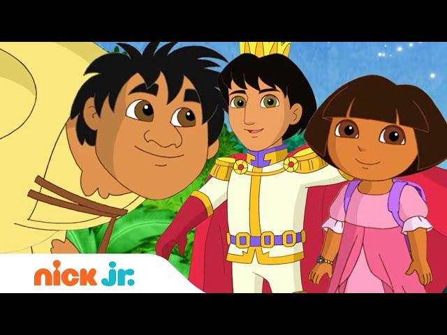 Dora's Magic Cape Saves the Prince! | Nick Jr.