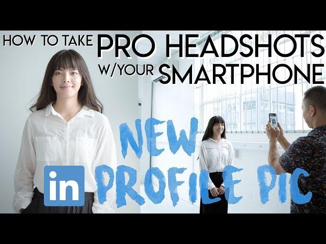 Pro Headshots with your Smartphone in 6 Easy Steps