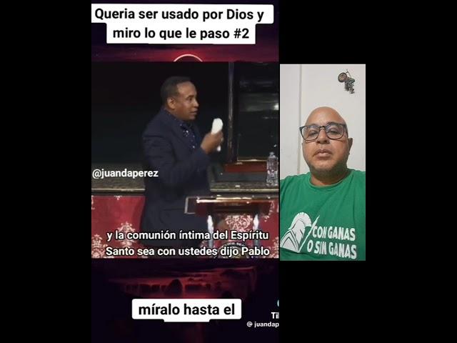 el pastor juancarlos harrigan quería ser usado por Dios y mira todo lo q hizo  testimonio impactante