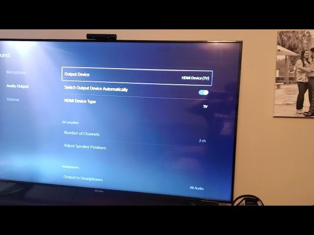 PS5 No Audio from TV Fix