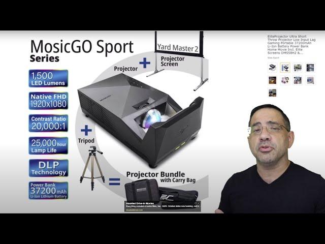  EBPMAN Tech Reviews The MosicGO® Outdoor UST Projector
