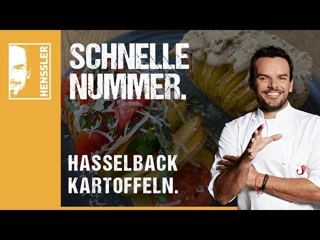 Schnelles Hasselback Kartoffeln Rezept von Steffen Henssler