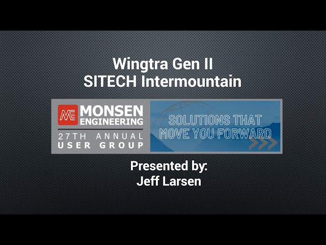 WingtraOne GEN II presented by Sitech Intermountain