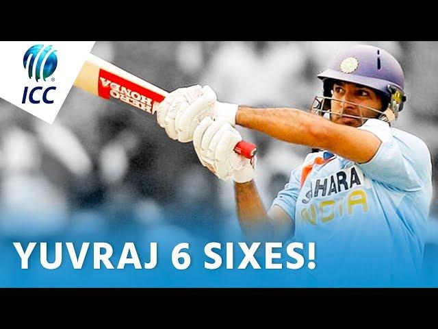 Yuvraj blasts 6 Sixes from a Stuart Broad over! | ICC Flashback