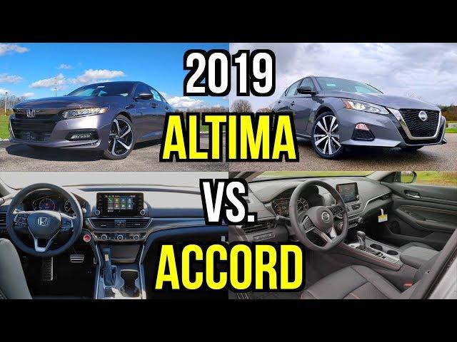 ULTIMATE MIDSIZER -- 2019 Nissan Altima SR vs. 2019 Honda Accord Sport: Comparison