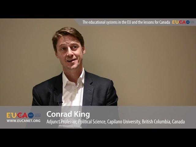 Dr. Conrad King: Higher education systems in Europe and Canada