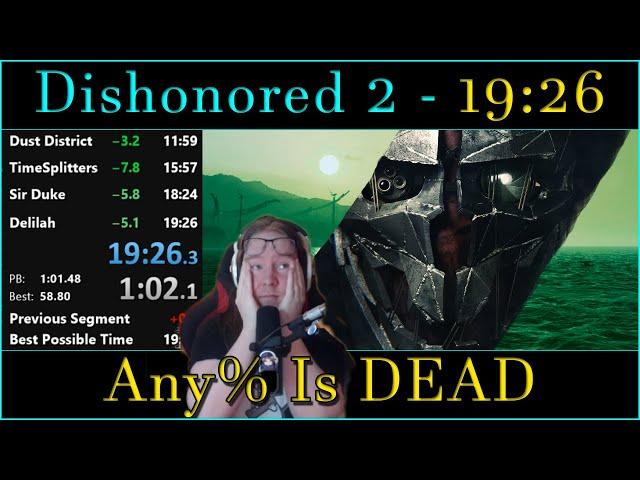 Dishonored 2 - First Ever Sub 19:30 Speedrun WORLD RECORD!