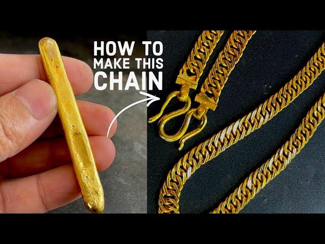 How 24K Gold Chain is Made | Gold Chain Necklace Making