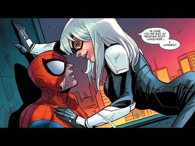 Spider-Man And Black Cat Do It On The Roof