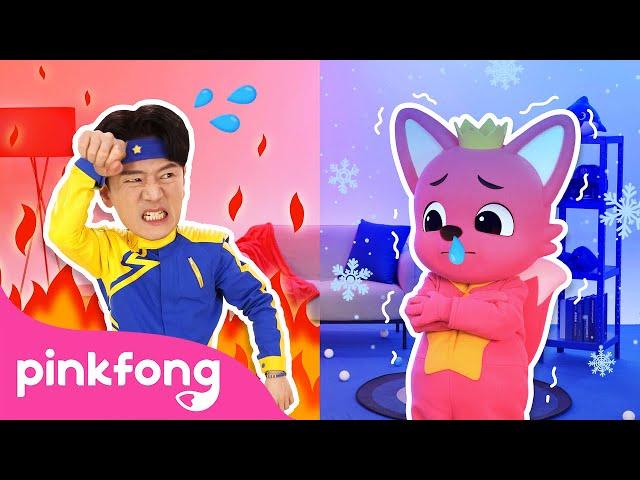 Hot vs Cold Challenge with Sammy | Super Solver Sammy | Pinkfong Baby Shark Kids Song