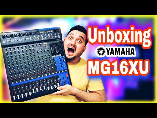 UNBOXING consola YAMAHA MG16XU  - la mejor MIXER Análoga para EVENTOS? | WILIAN