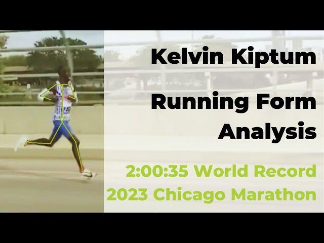 Kelvin Kiptum - Running Form Analysis - World Record Run at the 2023 Chicago Marathon