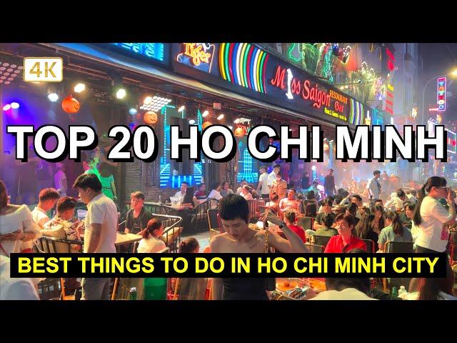 20 things to do in Ho Chi Minh city, Vietnam | Vietnam Travel 2023 【4K】