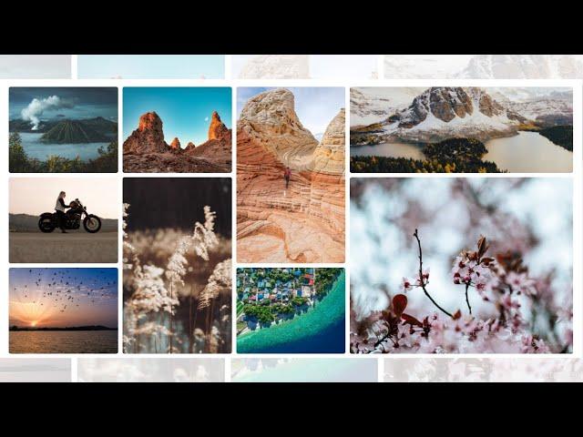 Responsive Image Gallery Using Only CSS Grid