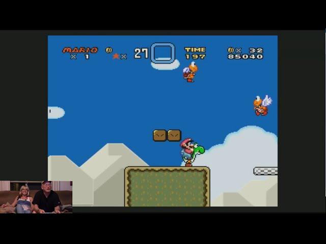 Britt and Dad Play: Super Mario World (Part 1)