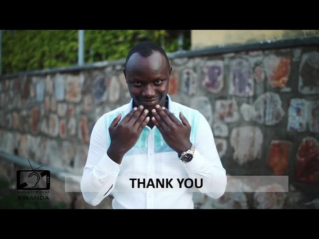 Andrew KAREBA (Journalist) using Sign Language during MY VOTE COUNTS Campaign