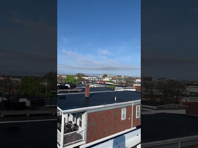 Our Airbnb in Boston with a rooftop garden! #traveladventures #boston #writingspace