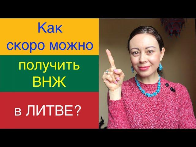 Как быстро выдается ВНЖ в Литве?