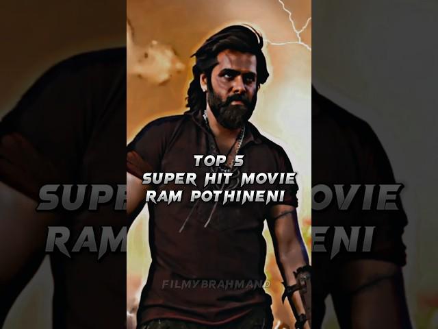 TOP 5 SUPER HIT MOVIE RAM POTHINENI  #shorts #youtubeshorts #rampothineni #superhitmovies