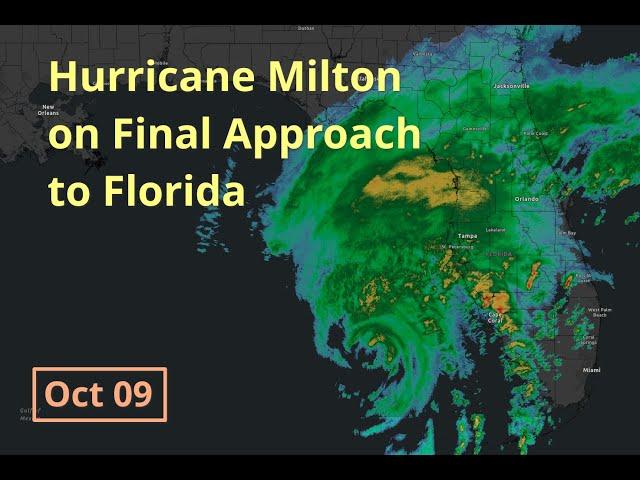 [Wednesday] Hurricane Milton on Final Approach to Florida