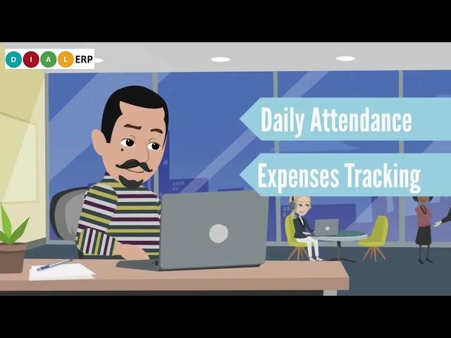 Dial ERP ll 2D Animation Video Ads ll Create by Team SixShots...