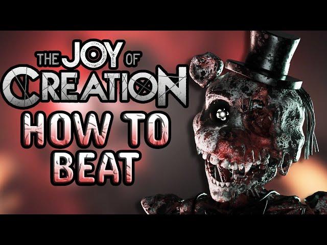 Tutorial on how to beat The Joy of Creation Demo [Tips and Tricks]