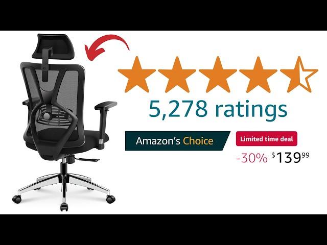 This is the BEST Budget Office Chair Under $200 on Amazon | Ticova Ergonomic Office Chair Review