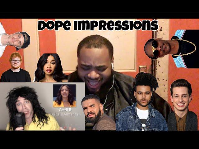 ONE GUY, 54 VOICES (With Music!) Famous Singer Impressions REACTION!! 