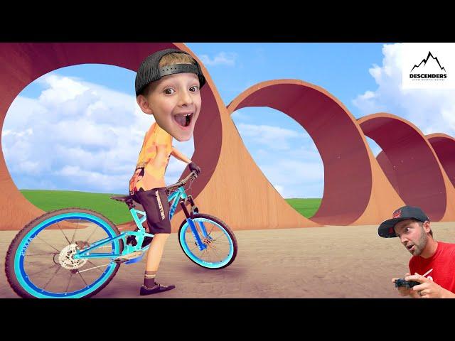 FATHER SON BIKING VIDEO GAME / The Death Loop!