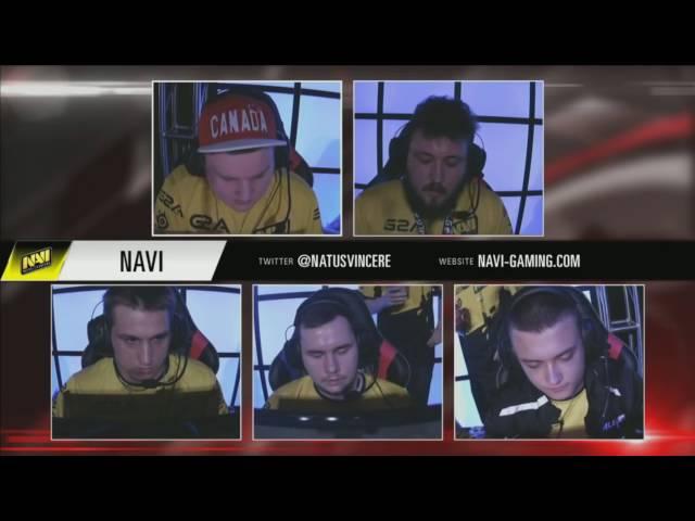 CEVO Professional Season 7 Finals VIRTUS.PRO vs NAVI map1 Grand final