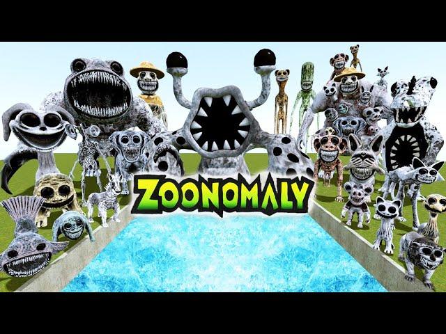 DESTROY ALL ZOONOMALY MONSTERS FAMILY in NEW MAP DEEP ICE (Garry's Mod Sandbox)