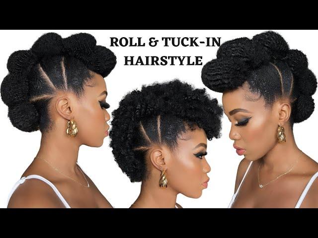 Quick HAIRSTYLE ON NATURAL HAIR /TUTORIALS / Protective Style / Tupo1