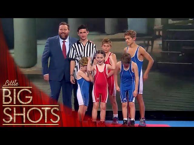 Meet the Incredible Wrestling Family with 200 Medals! | Little Big Shots Australia