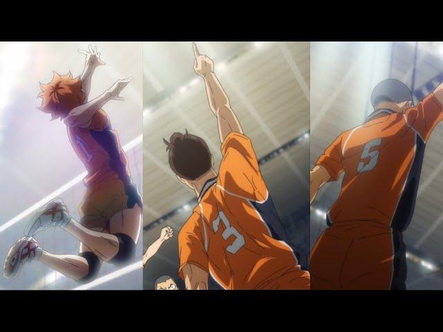 THUNDER - Haikyu Season 4 Part 2 BEST Spikes/Spikers