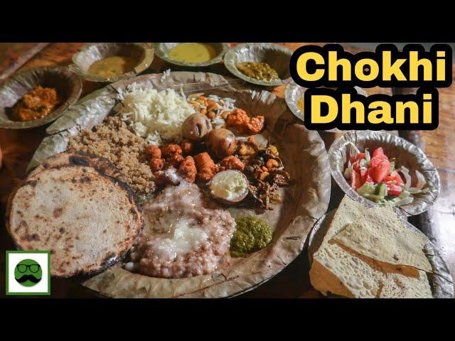 Famous Chokhi Dhani Thali in Jaipur || Best Indian Food