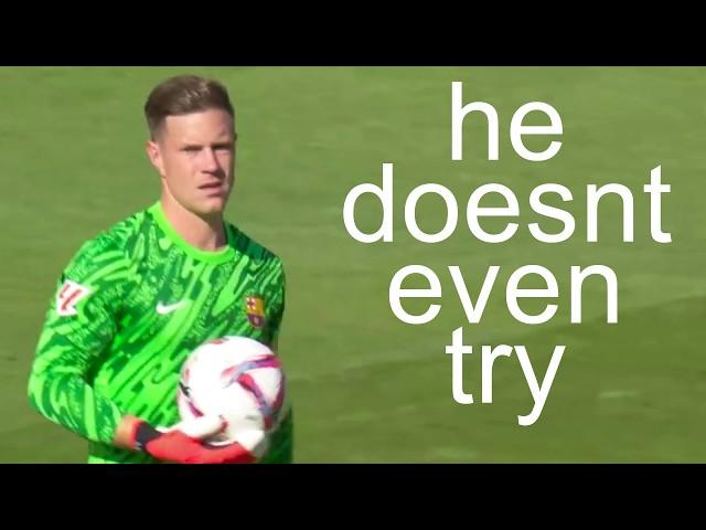 Ter Stegen does not like diving...