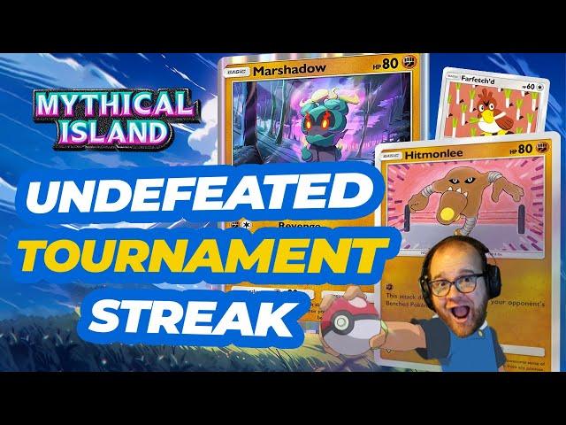 My UNDEFEATED TOURNAMENT RUN! Marshadow Hitmonlee Anti-Meta Deck for Pokemon Pocket