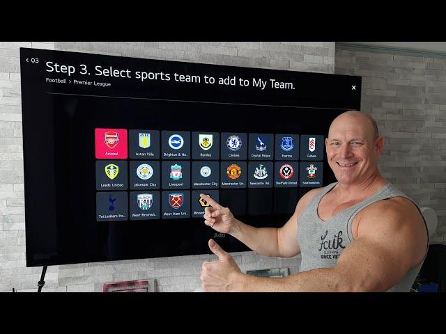 Add Sports Alerts & Scores on LG TV's ! demonstrated on 2020 CX OLED