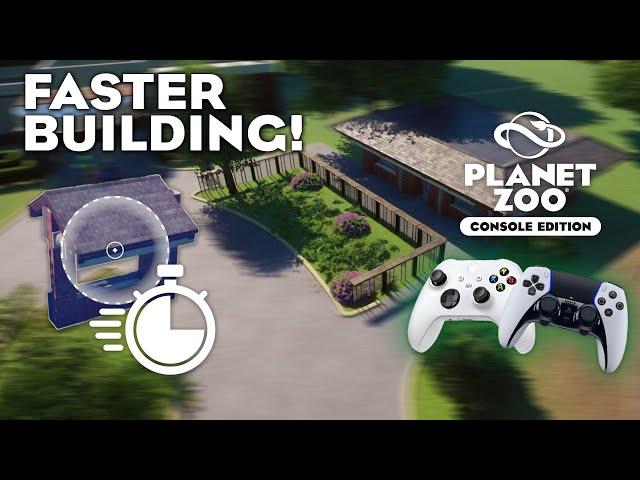 Efficiency Tutorial: Build FASTER on Console! Planet Zoo Tutorial