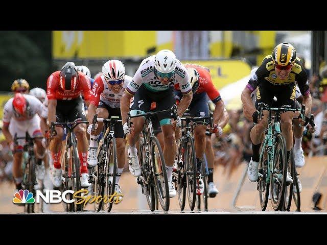 Tour de France 2019: Exciting Stage 1 finish after late crash | NBC Sports