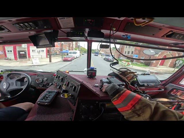 GoPro: Harrisburg City Ladder 2 Responding to an Allison Hill Fire