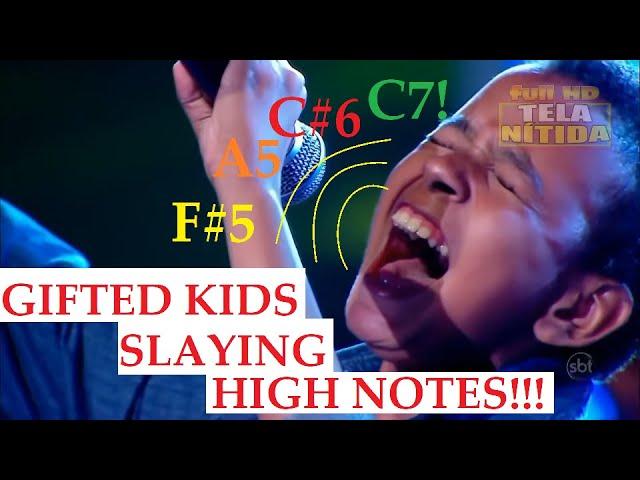 GIFTED KIDS slaying SHOCKING HIGH NOTES!!!