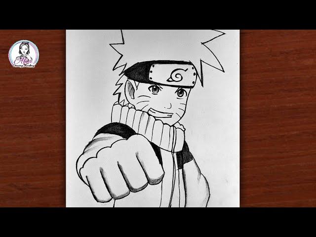 How to Draw Naruto Easy | How to Draw Naruto Uzumaki | Naruto Drawing Tutorial