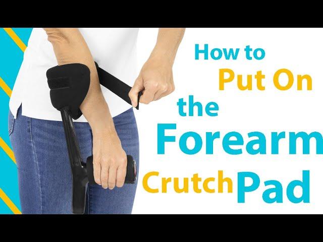 How to Put on the Forearm Crutch Pads by Vive Health