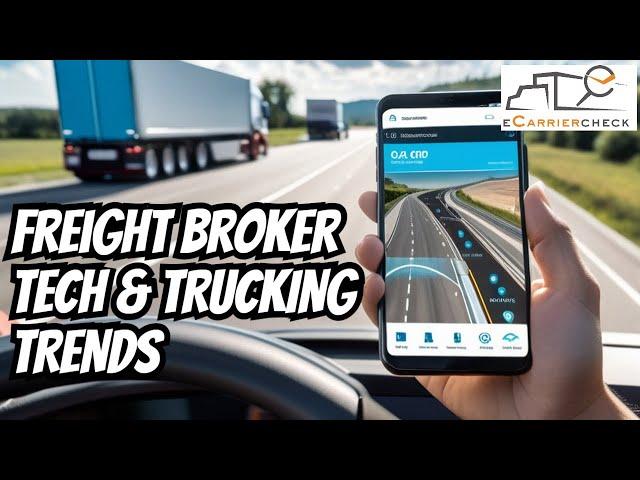 Stay Up To Date! Freight Broker, Trucking & Tech