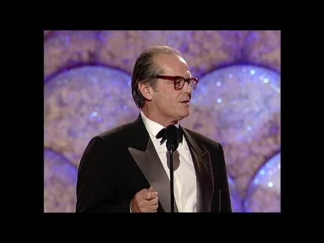 Jack Nicholson Receives Cecil B Demille Award - Golden Globes 1999