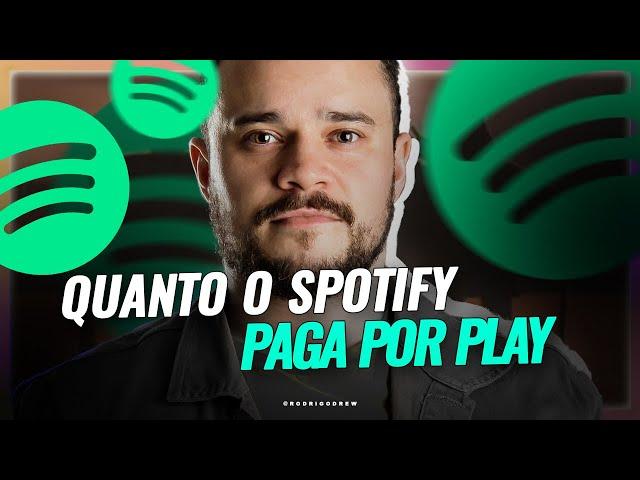 Quanto o Spotify paga por play?